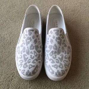 Cole Haan Cheetah Print slip-on sneakers